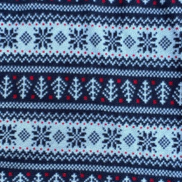 Uniqlo Boys Blue Stripes Fuzzy Fleece 2 Piece Sweater Pants Pajama Set 5-6 yrs - Picture 4 of 7